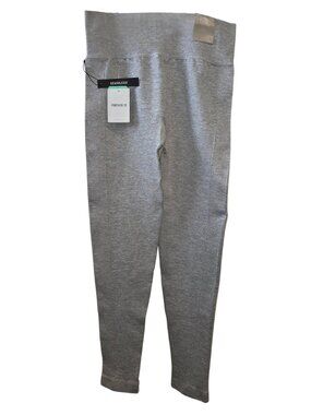 Women's Forever 21 High Rise Leggings SEAMLESS Wicking Fabric Size Large Gray